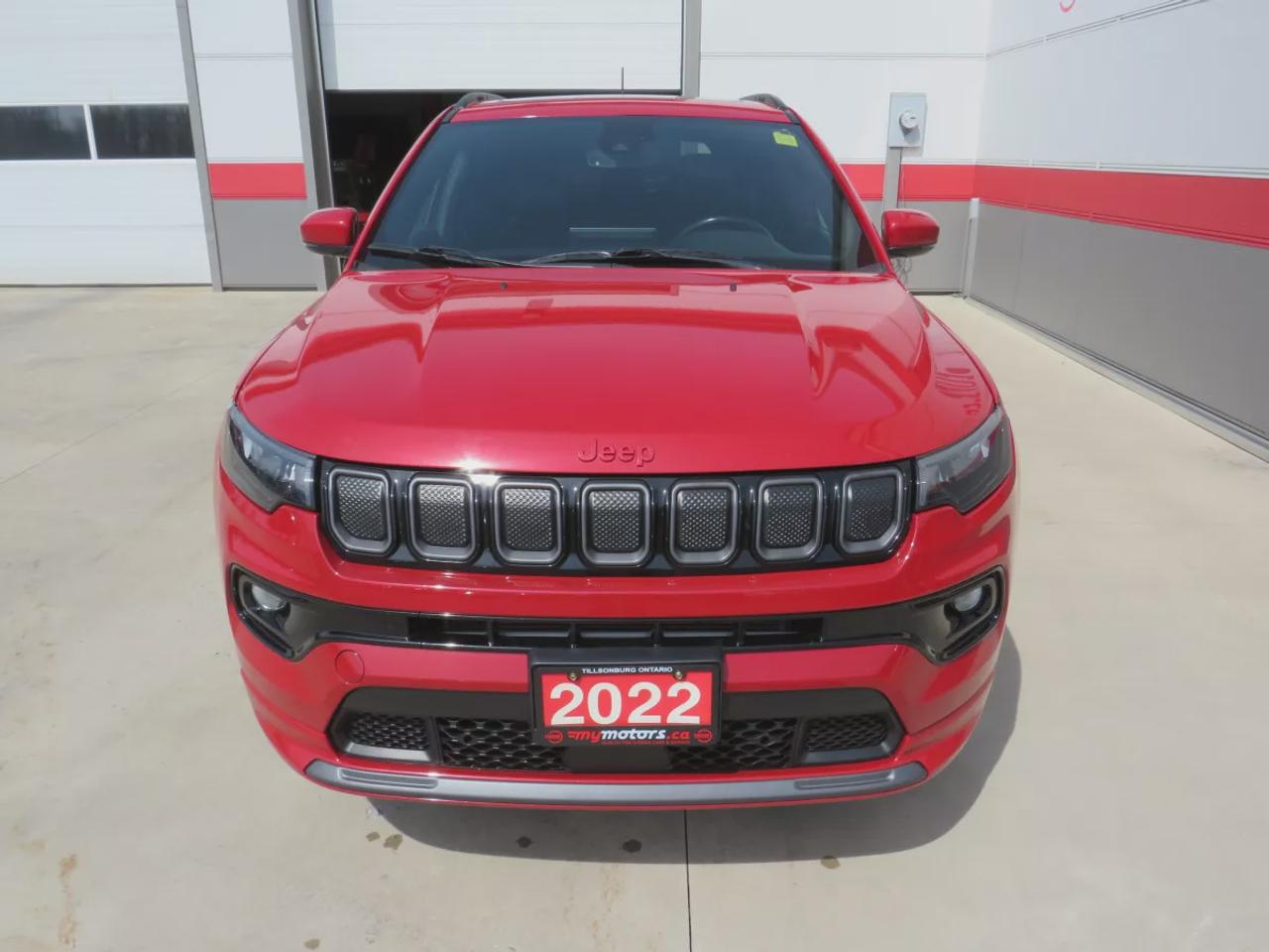 2022 Jeep Compass (RED) Edition | Clean Carfax Report | 4WD | Leather | Sunroof | Remote Start | Heated Seats and Steering Wheel | Photo