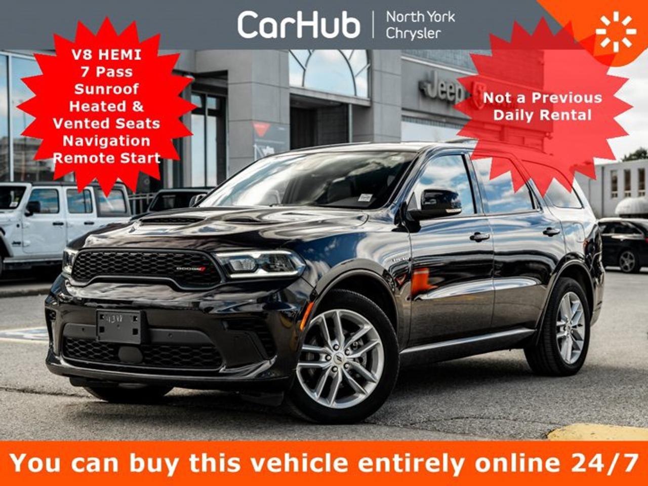 2024 Dodge Durango V8 HEMI 7 Pass Sunroof Heated Vented Seats  Navi Remote Start Photo