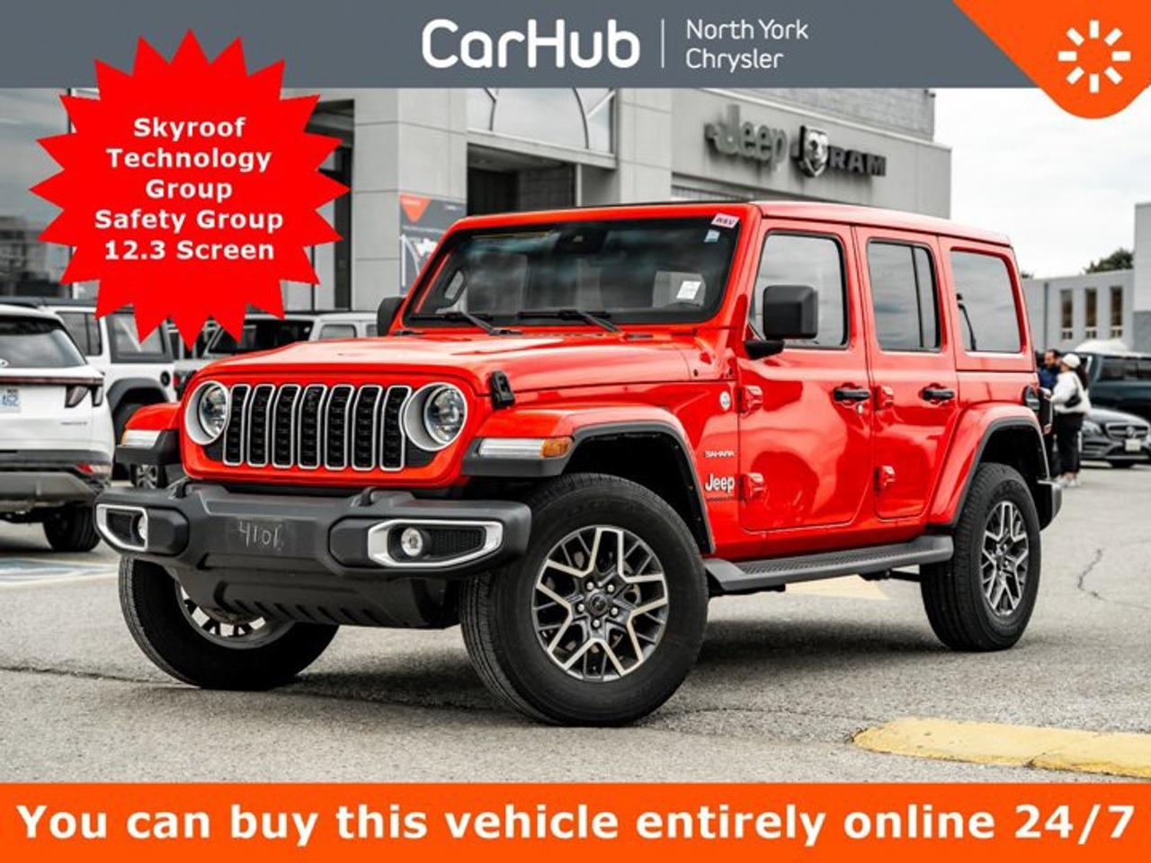 2024 Jeep Wrangler Sahara Skyroof Technology Group Safety Group 12.3 Screen Photo0