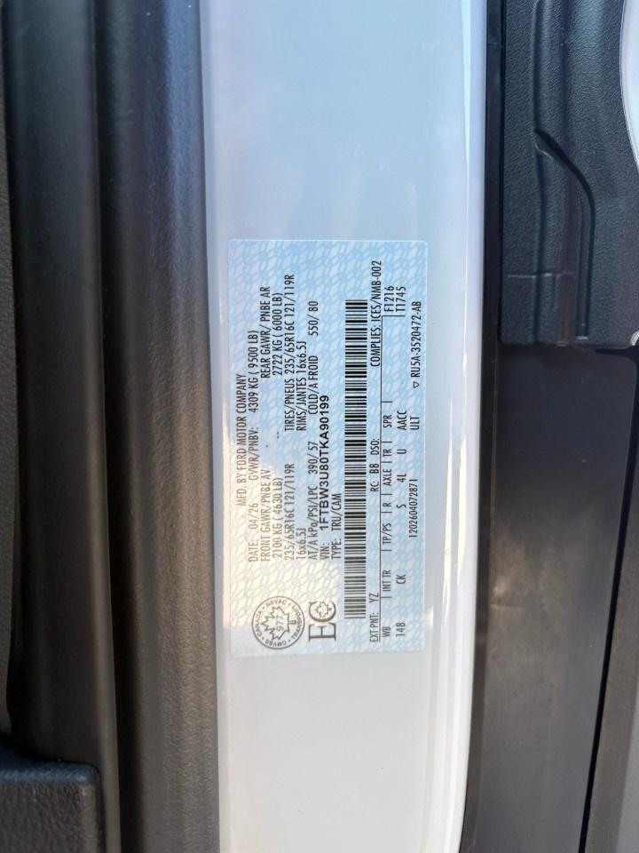 2026 Ford Transit Cargo Van T-350 148" EL HI RF 9500 GVWR AWD Photo