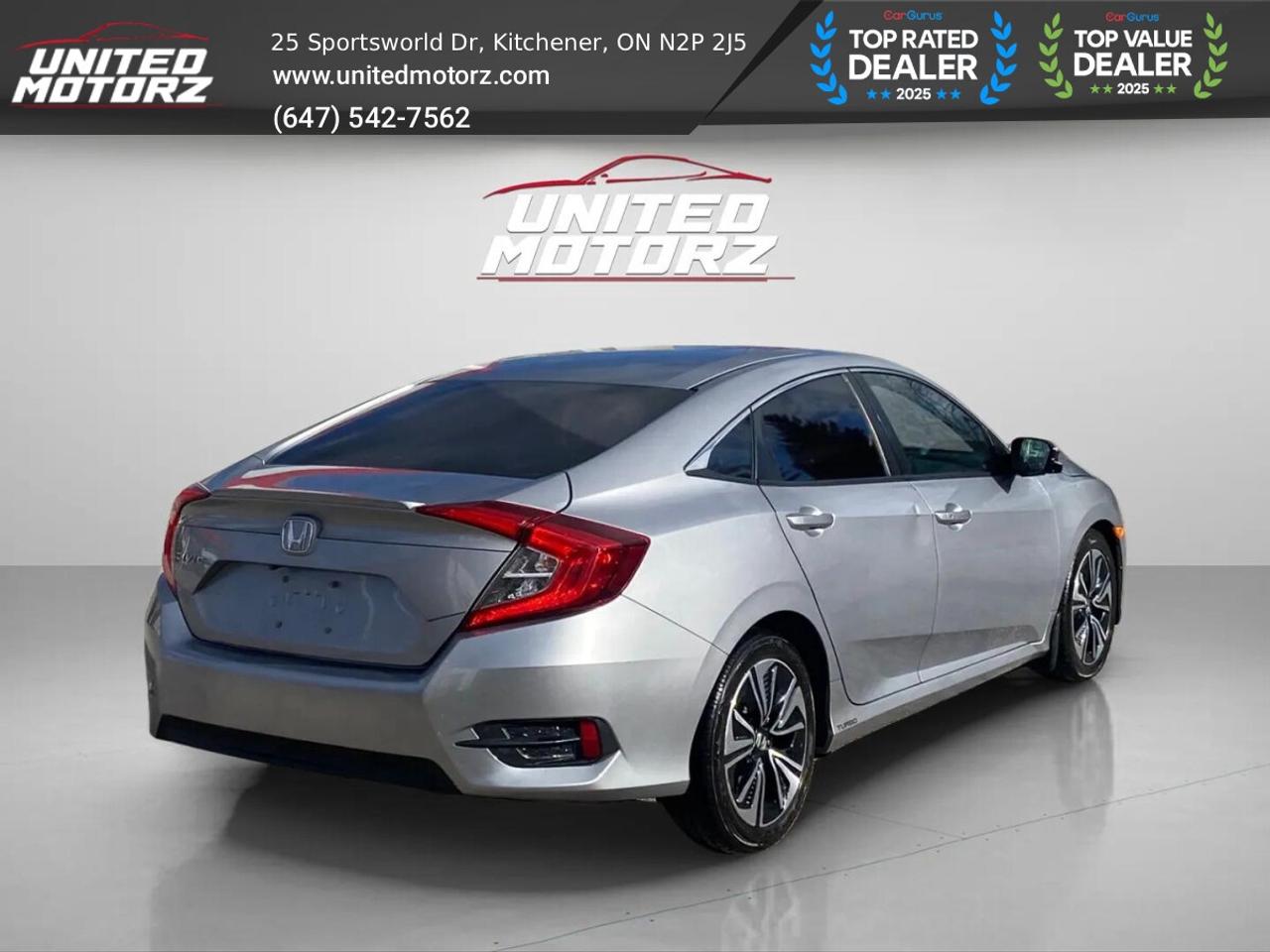 2016 Honda Civic EX-T Honda Sensing Pkg.~SAFETY CERTIFIED~19 Servic Photo4