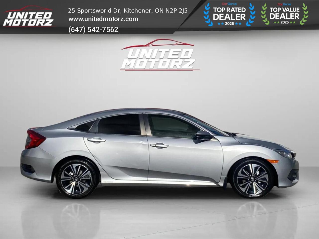 2016 Honda Civic EX-T Honda Sensing Pkg.~SAFETY CERTIFIED~19 Servic Photo