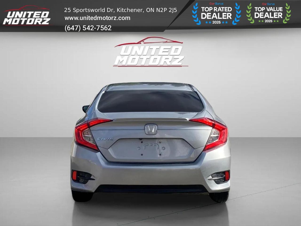 2016 Honda Civic EX-T Honda Sensing Pkg.~SAFETY CERTIFIED~19 Servic Photo