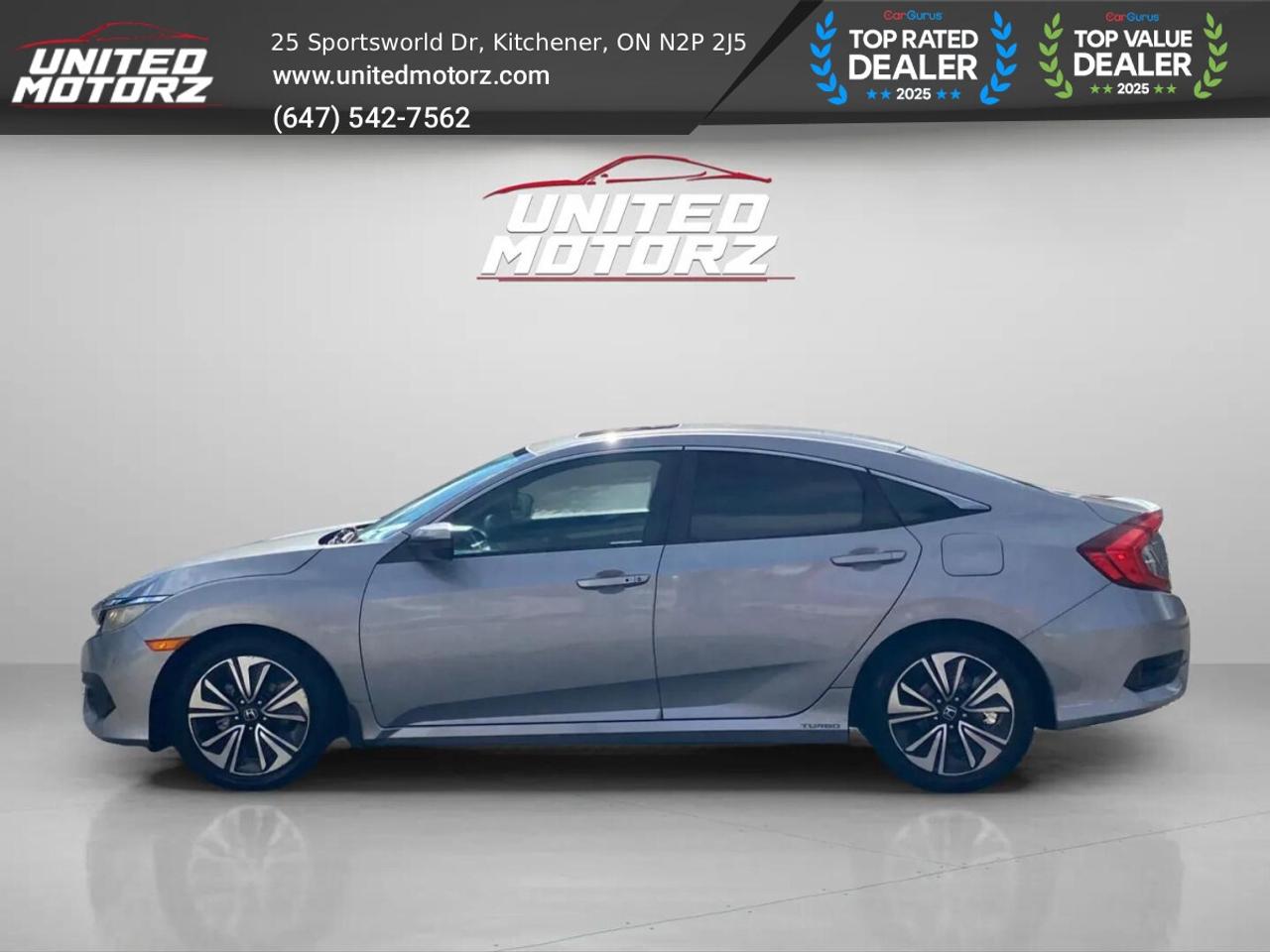 2016 Honda Civic EX-T Honda Sensing Pkg.~SAFETY CERTIFIED~19 Servic Photo