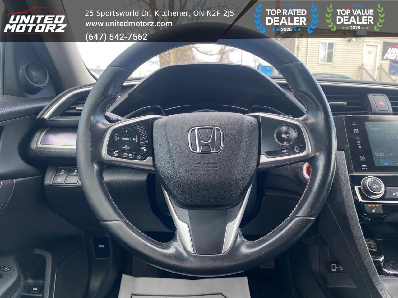 2016 Honda Civic EX-T Honda Sensing Pkg.~SAFETY CERTIFIED~19 Servic Photo