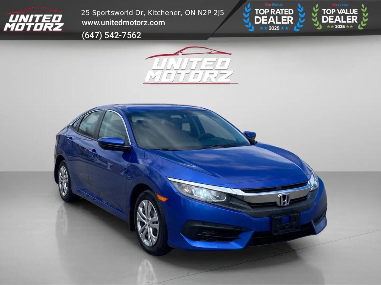 2016 Honda Civic LX~SAFETY CERTIFIED~NO ACCIDENST~23 Service Record Photo