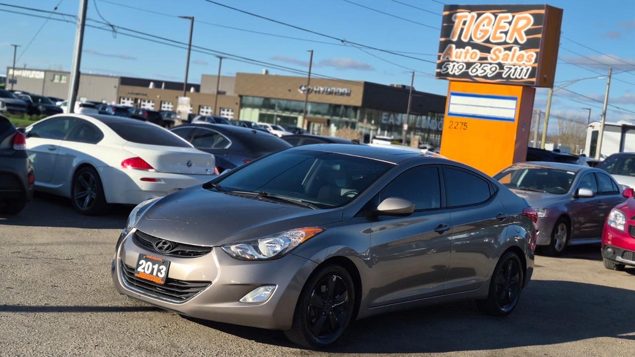 2013 Hyundai Elantra GLS, AUTO, NO ACCIDENTS, 174KMS, ALLOYS, CERT Photo