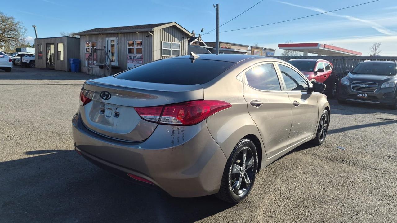 2013 Hyundai Elantra GLS, AUTO, NO ACCIDENTS, 174KMS, ALLOYS, CERT Photo4