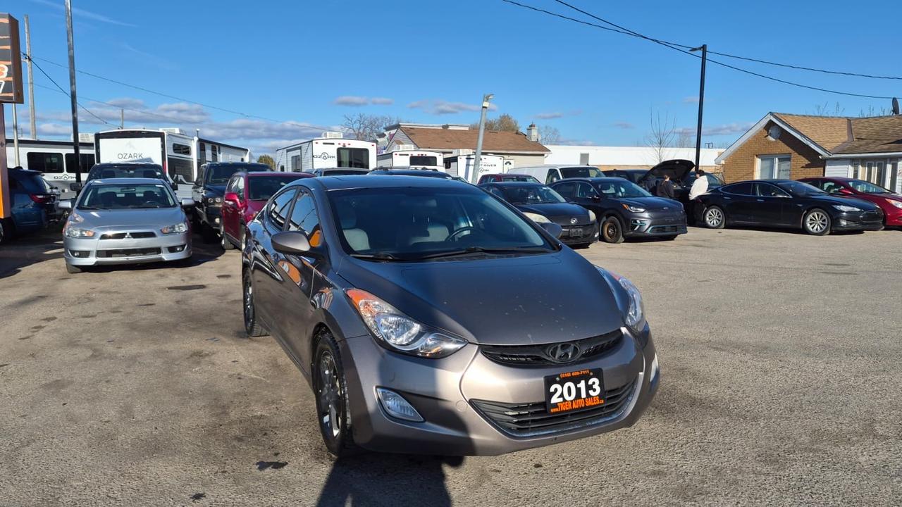 2013 Hyundai Elantra GLS, AUTO, NO ACCIDENTS, 174KMS, ALLOYS, CERT Photo
