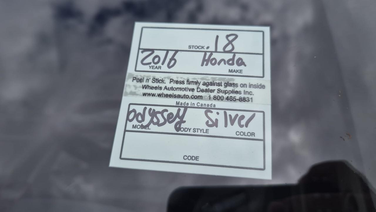 2016 Honda Odyssey Touring, WELL SERVICED, NO ACCIDENTS, AS IS Photo