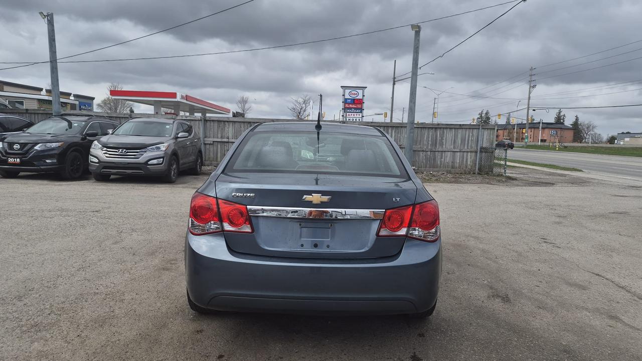 2012 Chevrolet Cruze LT TURBO, AUTO, SEDAN, ONLY 107KMS, CERTIFIED Photo3