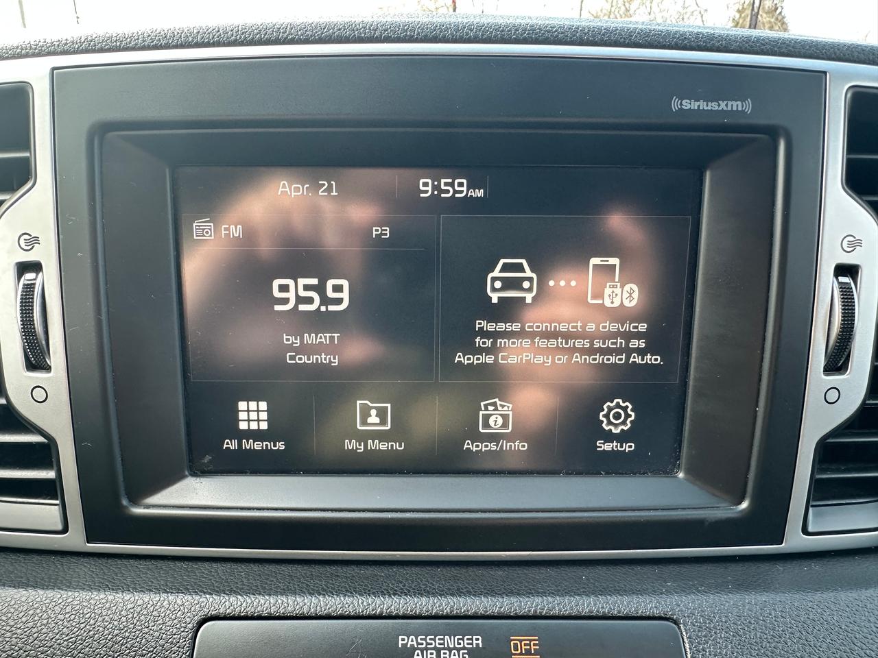 2017 Kia Sportage EX HTD-Cloth Bluetooth FM/XM BackupCam CarPlay A/C Photo
