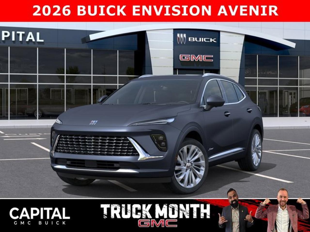 THIS 2026 Buick Envision Avenir AWD is the perfect SUV and comes loaded with options like MASSAGING SEAT, Heated and Cooled Seats, Heated Steering, Remote Start, 360 Camera, Rear Camera Mirror, Power Liftgate, Panoramic Sunroof, Heads-Up Display, Adaptive Cruise Control, Bose Stereo, a Ton of safety features and so much more... CALL NOWAsk for the Internet Department for more information or book your test drive today! Text 825-445-0521 for fast answers at your fingertips!AMVIC Licensed Dealer - Licence Number B1044900Disclaimer: All prices are plus taxes and include all cash credits and loyalties. See dealer for details. AMVIC Licensed Dealer # B1044900