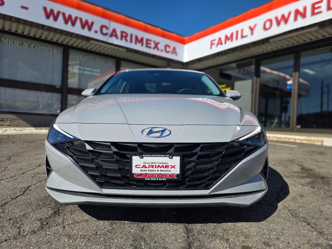 2023 Hyundai Elantra Preferred w/Tech Package LOW KMS | ONE OWNER | NAVI | Sunroof | BSM | Heated Seats Photo