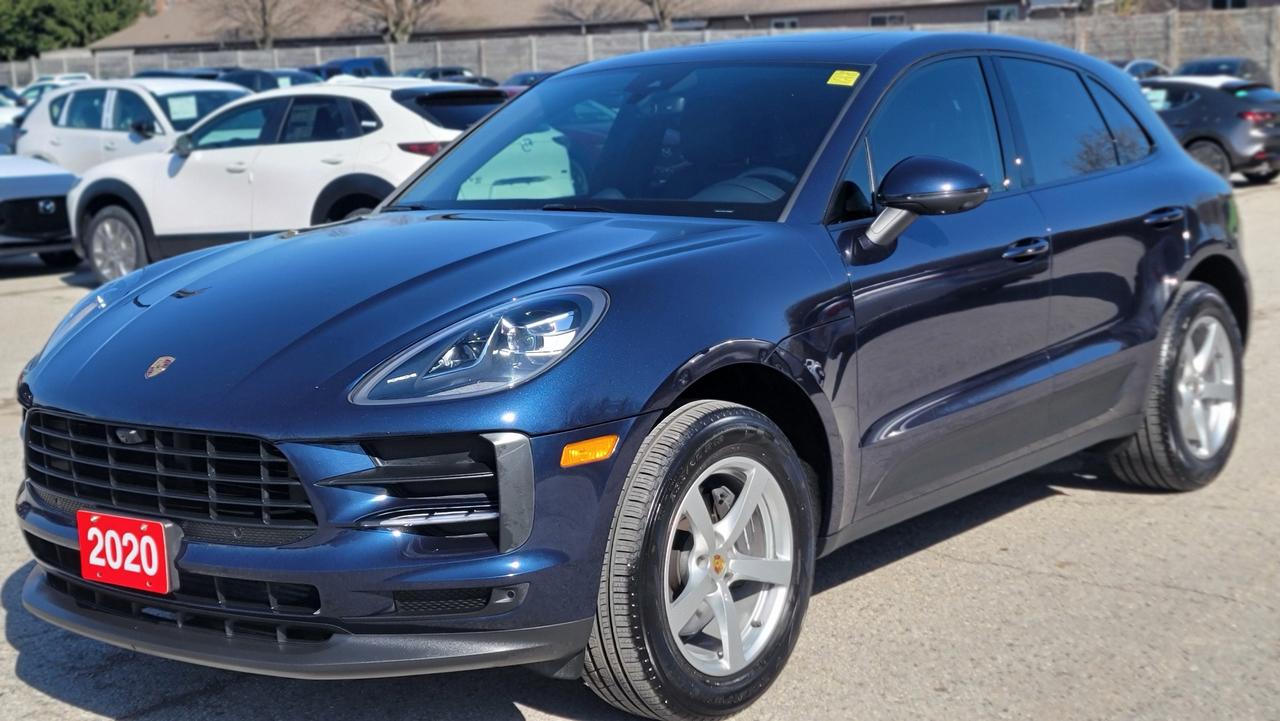 Experience luxury and performance in this 2020 Porsche Macan Base, finished in a stunning blue exterior and equipped with Porsches legendary engineering. With just 67,452 km, this premium SUV delivers a perfect balance of everyday practicality and thrilling driving dynamics.<br><br>Under the hood, youll find a 2.0L turbocharged inline-4 engine paired with a 7-speed Porsche PDK automatic transmission, offering smooth, lightning-fast shifts and impressive fuel efficiency. The all-wheel drive system (AWD) ensures confident handling in all weather conditions, making it a great choice year-round.<br><br>Inside, the Macan showcases Porsches signature craftsmanship, with a driver-focused cockpit, high-quality materials, and intuitive controls. Whether youre commuting or heading out on a weekend drive, this SUV provides a refined and comfortable experience.<br><br>Key Features:<br><br>AWD capability for superior traction<br>7-speed Porsche PDK transmission<br>Turbocharged performance<br>Premium fit and finish throughout<br>Sporty yet practical 4-door SUV design<br><br>This Macan is a fantastic opportunity to step into the Porsche brand at an exceptional value. Dont miss your chance to own a luxury SUV that truly stands out from the crowd.