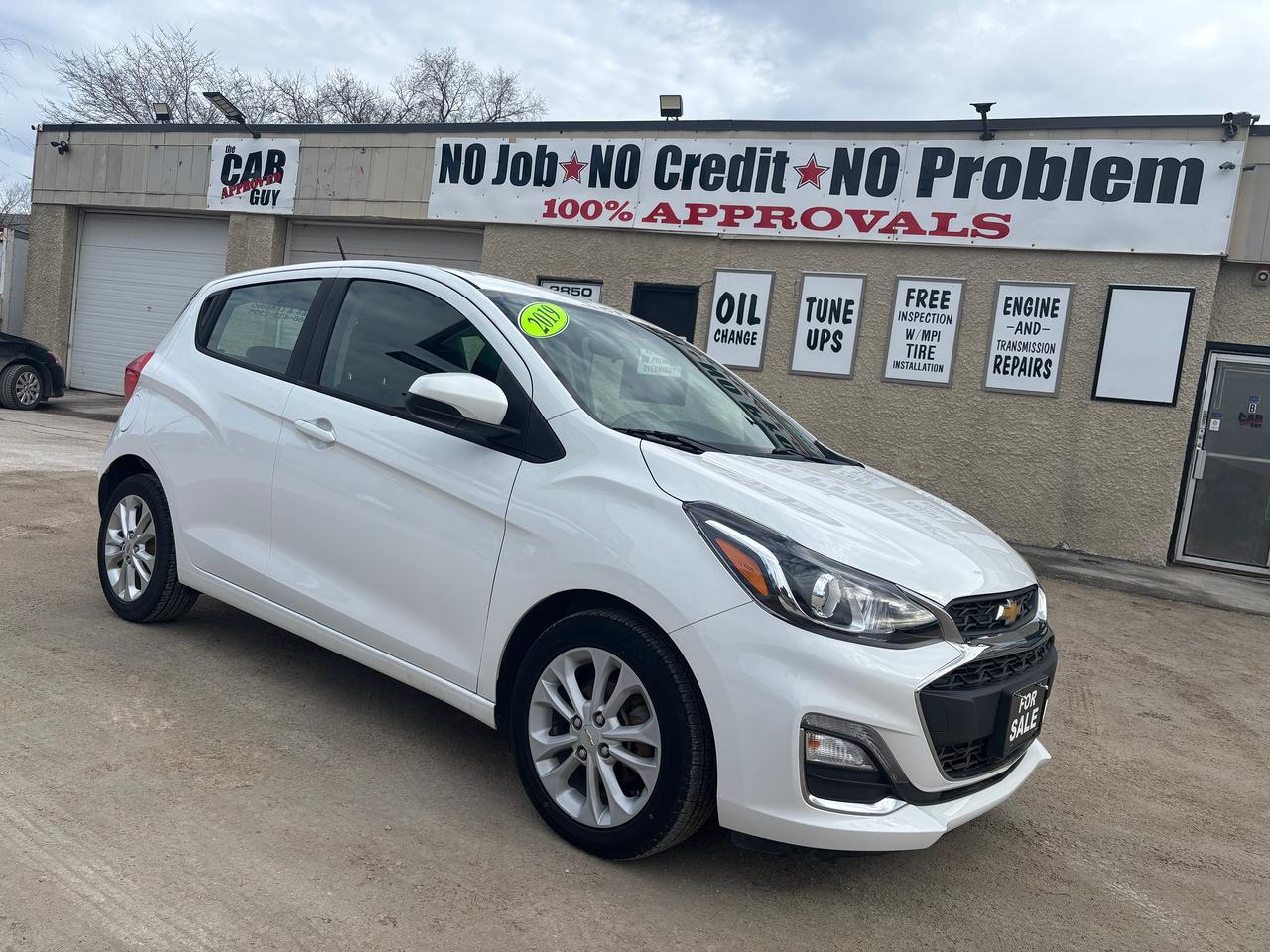 <p data-start=0 data-end=62><strong data-start=0 data-end=62>Dealer #4660</strong></p><p data-start=0 data-end=62><strong data-start=0 data-end=62>2019 Chevrolet Spark LT &ndash; Compact, Efficient & City Ready!</strong></p><p data-start=64 data-end=340>The <strong data-start=68 data-end=95>2019 Chevrolet Spark LT</strong> is the perfect choice for drivers looking for an affordable, fuel-efficient, and easy-to-maneuver hatchback. Ideal for city driving and commuting, the Spark offers smart design, modern technology, and impressive efficiency in a compact package.</p><p data-start=342 data-end=467>Powered by a <strong data-start=355 data-end=370>1.4L engine</strong>, this Spark delivers a smooth and economical driving experience while keeping running costs low.</p><p data-start=469 data-end=791><strong data-start=469 data-end=494>Key Features Include:</strong><br>✔ 1.4L Engine<br data-start=508 data-end=511>✔ Automatic Transmission<br data-start=535 data-end=538>✔ Touchscreen Infotainment System<br data-start=604 data-end=607>✔ Backup Camera<br data-start=622 data-end=625>✔ Bluetooth Connectivity<br data-start=649 data-end=652>✔ Air Conditioning<br data-start=670 data-end=673>✔ Power Windows & Locks<br data-start=696 data-end=699>✔ Compact Hatchback Design for Easy Parking<br data-start=742 data-end=745>✔ Fold-Down Rear Seats for Extra Cargo Space</p><p data-start=793 data-end=984>Despite its small size, the Spark is surprisingly practical, offering great interior space, modern tech features, and excellent fuel economy&mdash;perfect for daily commuting or first-time drivers.</p><p data-start=986 data-end=1044>📍 <strong data-start=989 data-end=1009>The Car Guy Inc.</strong> &ndash; Winnipeg, MB<br data-start=1024 data-end=1027>📞 204-881-5932</p><p data-start=1046 data-end=1158>🕒 <strong data-start=1049 data-end=1072>Hours of Operation:</strong><br data-start=1072 data-end=1075>Monday &ndash; Friday: 10:00 AM &ndash; 6:00 PM<br data-start=1109 data-end=1112>Saturday: 10:00 AM &ndash; 5:00 PM<br data-start=1139 data-end=1142>Sunday: Closed</p><p data-start=1160 data-end=1224 data-is-last-node= data-is-only-node=>📩 Contact us today for more details or to book your test drive!</p>
