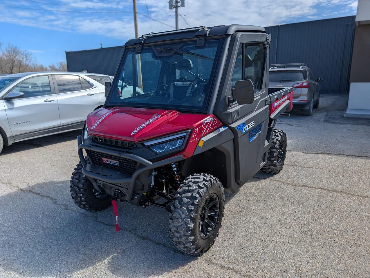 <p dir=ltr>Brand New Aodes Workcross 850-3 HV</p><p>&nbsp;</p><p dir=ltr>Located in Steinbach at Stone Bridge Auto</p><p>&nbsp;</p><p dir=ltr>&nbsp;</p><p>&nbsp;</p><p dir=ltr>Tracks and snow plow kit available</p><p>&nbsp;</p><p dir=ltr>&nbsp;&nbsp;</p><p>&nbsp;</p><p dir=ltr>Equipped with a heating and cooled cab, a 800cc V-twin engine. Selectable 2WD-4WD-4WD front locking differential, TURF MODE. Independent dual A-arm front & rear, front wiper and washer fluid, and adjustable coil over spring rate. 3 mode adjustable power steering, and a 3500lb winch. Factory Bead lock wheels and light bar. Factory Apple CarPlay/Android Auto, and front and rear facing cameras. MATTRACKS kits in-stock.</p><p>&nbsp;</p><p dir=ltr>&nbsp;$2000 Freight and PDI NOT INCLUDED!</p><p>&nbsp;</p><p dir=ltr>For more information visit aodescanada.ca</p><p>&nbsp;</p><p dir=ltr>3 year limited warranty, financing available.&nbsp;</p><p>&nbsp;</p><p dir=ltr>&nbsp;</p><p>&nbsp;</p><p dir=ltr>Dealer permit #5000</p>