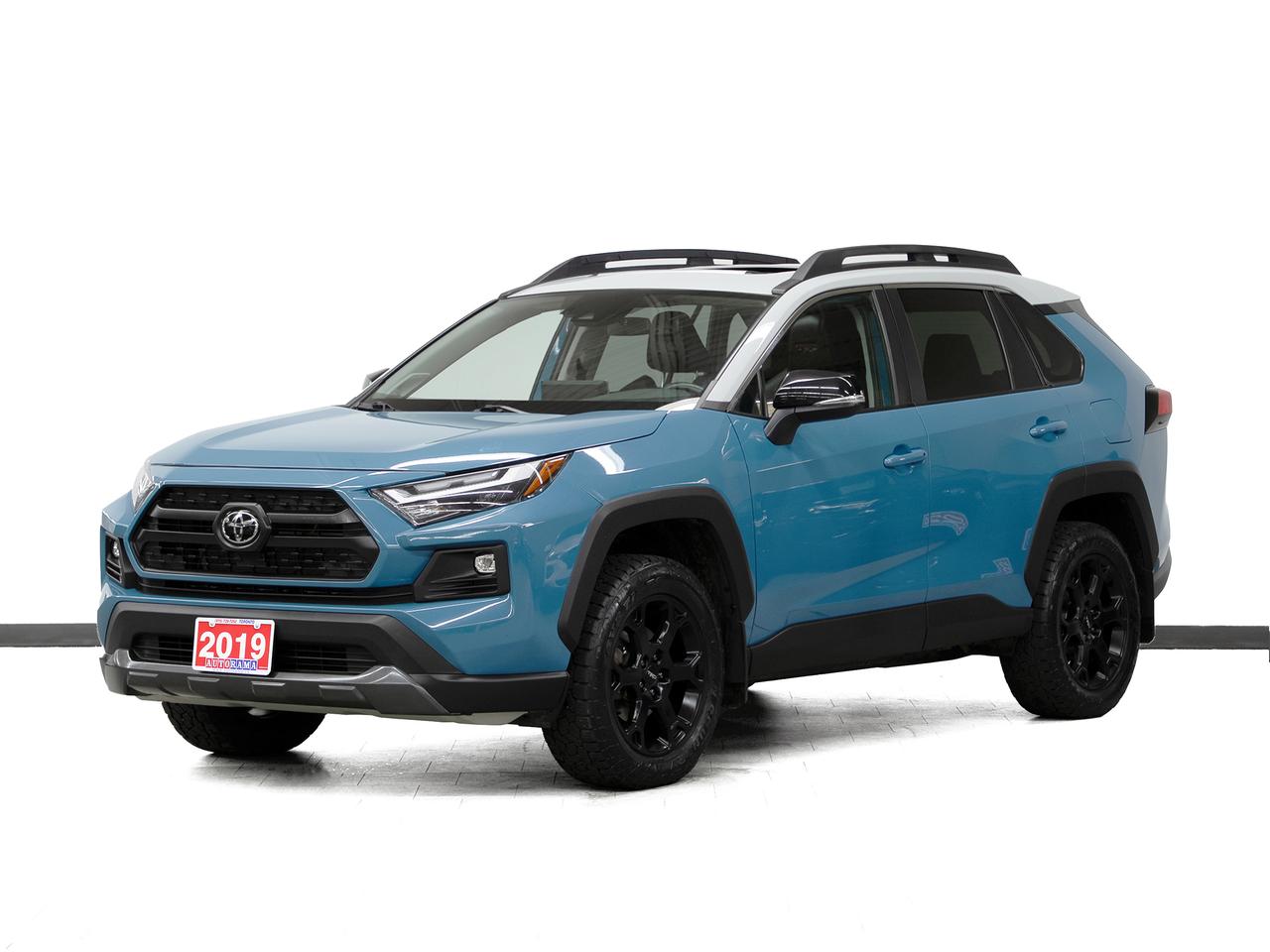 2019 Toyota RAV4 TRAIL AWD | Leather | Sunroof | Cooled Seats | BSM