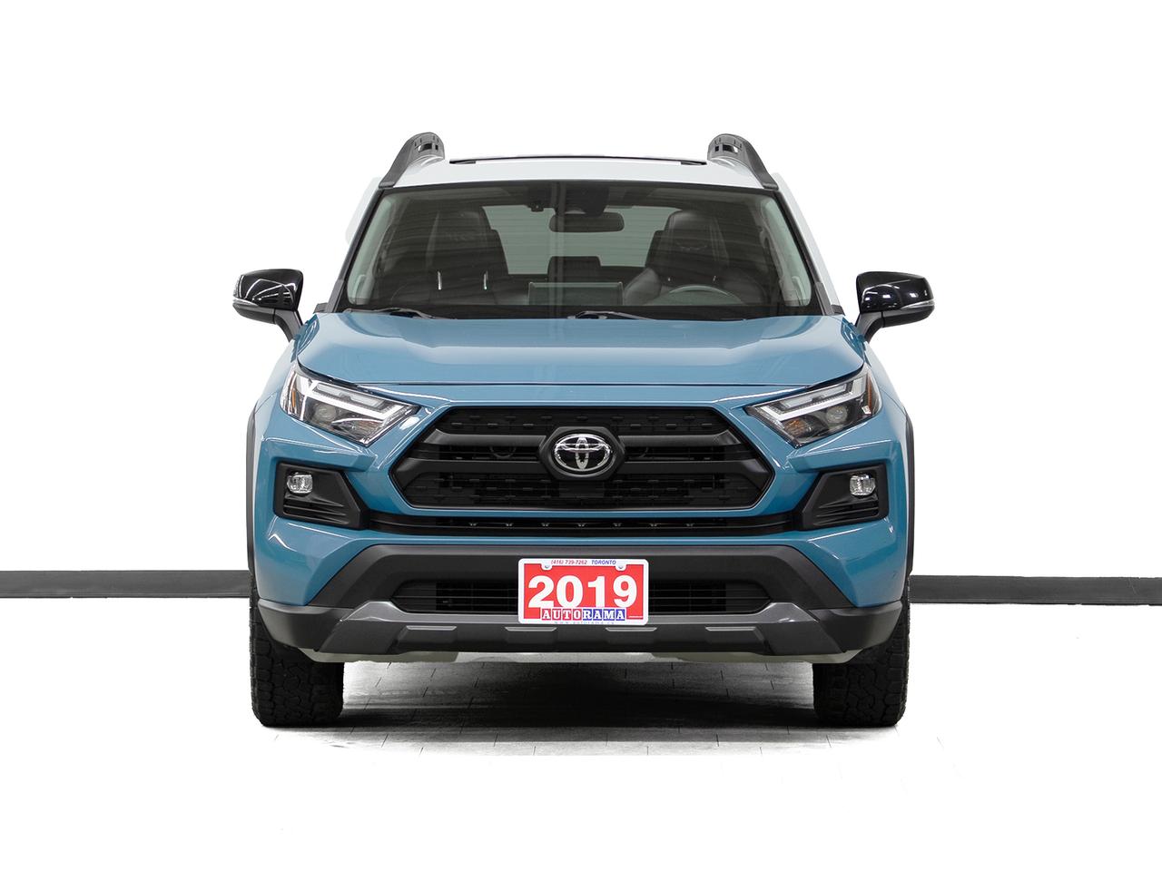 2019 Toyota RAV4 TRAIL AWD | Leather | Sunroof | Cooled Seats | BSM