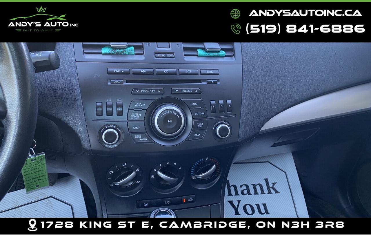 2012 Mazda MAZDA3 GS-SKY HATCH /SUNROOF/NO ACCIDENTS Photo