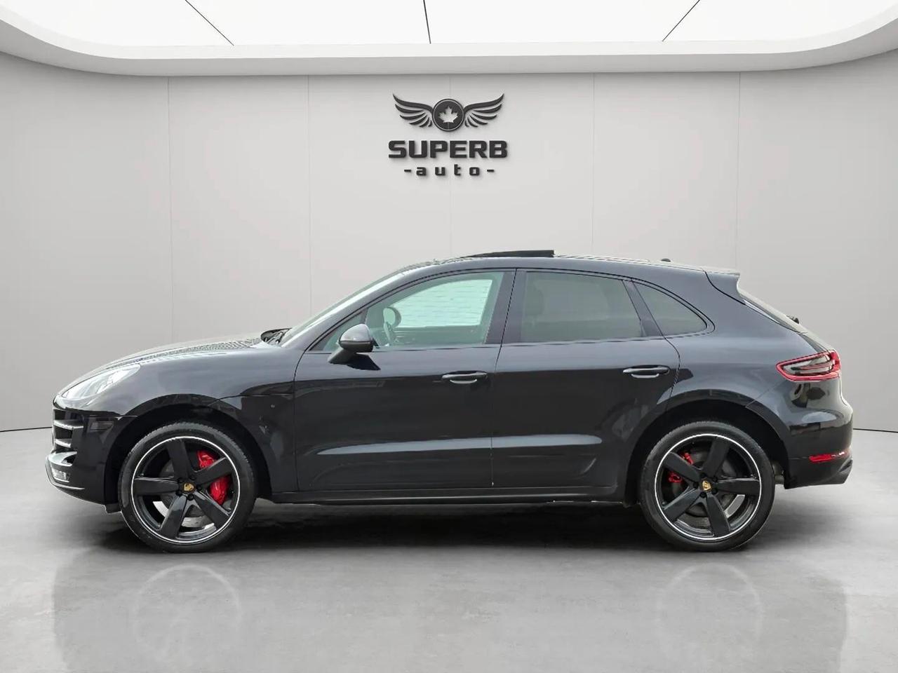 2015 Porsche Macan TURBO   NO ACCIDENT   BOSE SOUND   RED INTERIOR Photo3