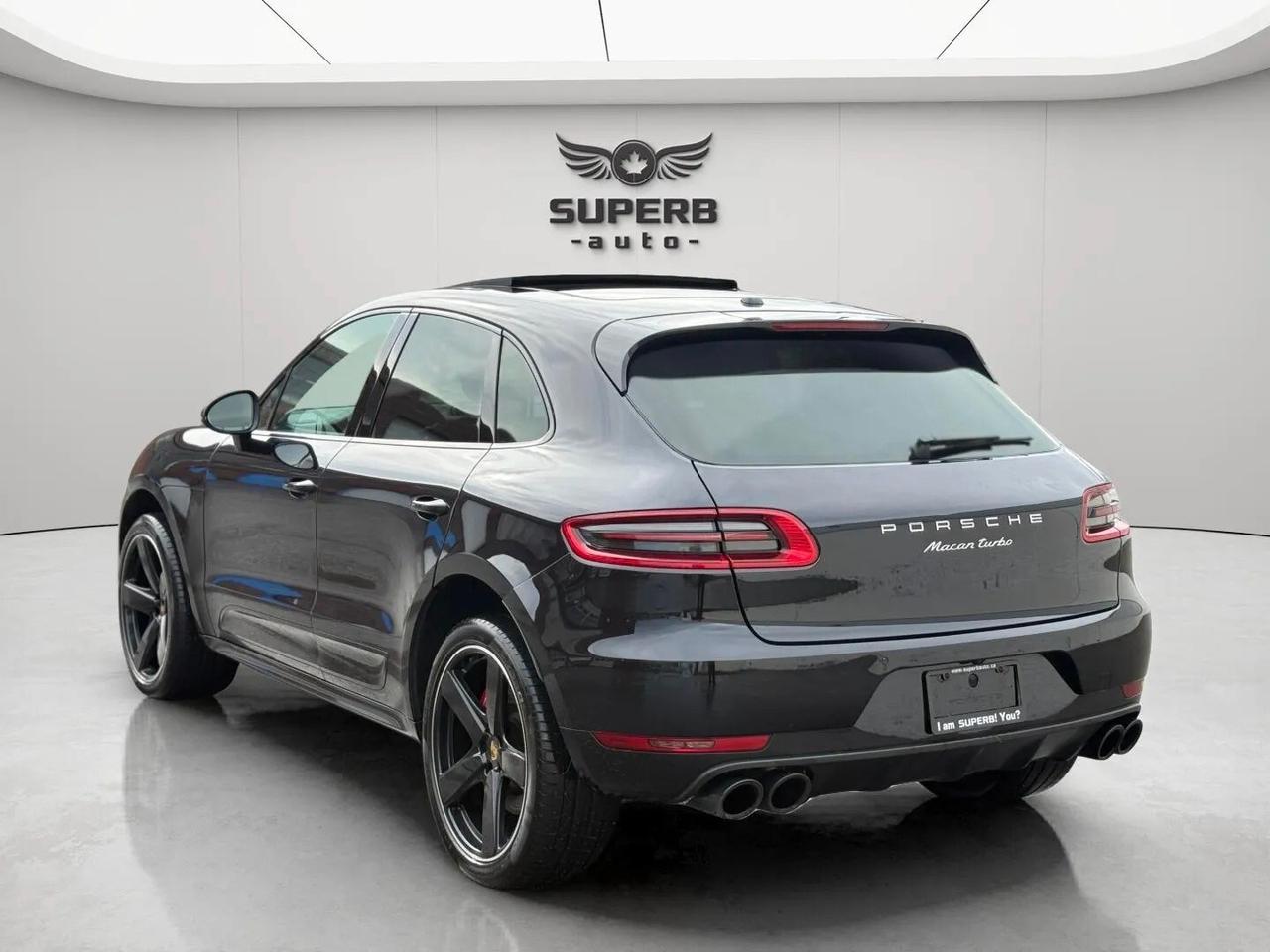 2015 Porsche Macan TURBO   NO ACCIDENT   BOSE SOUND   RED INTERIOR Photo