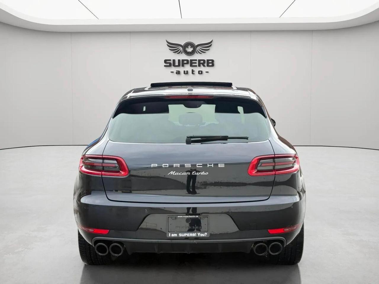 2015 Porsche Macan TURBO   NO ACCIDENT   BOSE SOUND   RED INTERIOR Photo