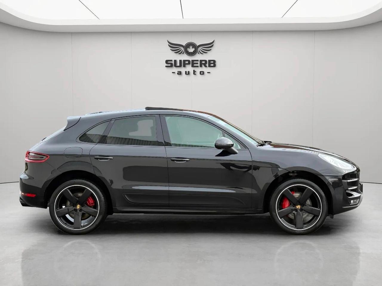 2015 Porsche Macan TURBO   NO ACCIDENT   BOSE SOUND   RED INTERIOR Photo