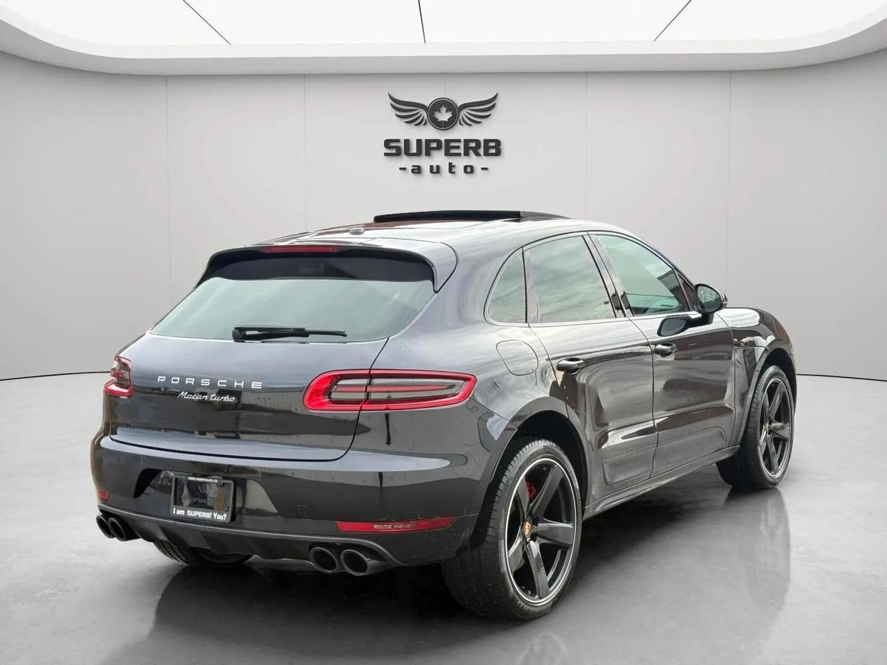 2015 Porsche Macan TURBO   NO ACCIDENT   BOSE SOUND   RED INTERIOR Photo