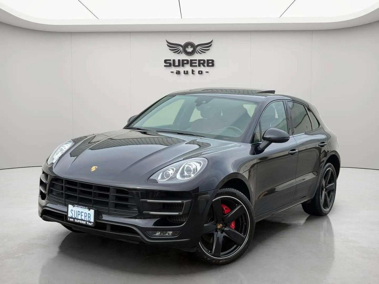 2015 Porsche Macan TURBO   NO ACCIDENT   BOSE SOUND   RED INTERIOR   VENTILATED F SEATS Photo0