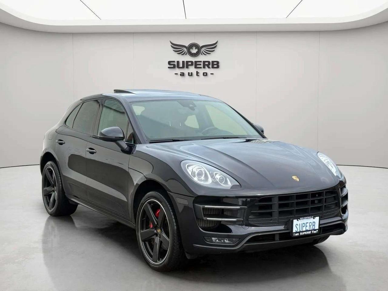 2015 Porsche Macan TURBO   NO ACCIDENT   BOSE SOUND   RED INTERIOR   VENTILATED F SEATS Photo