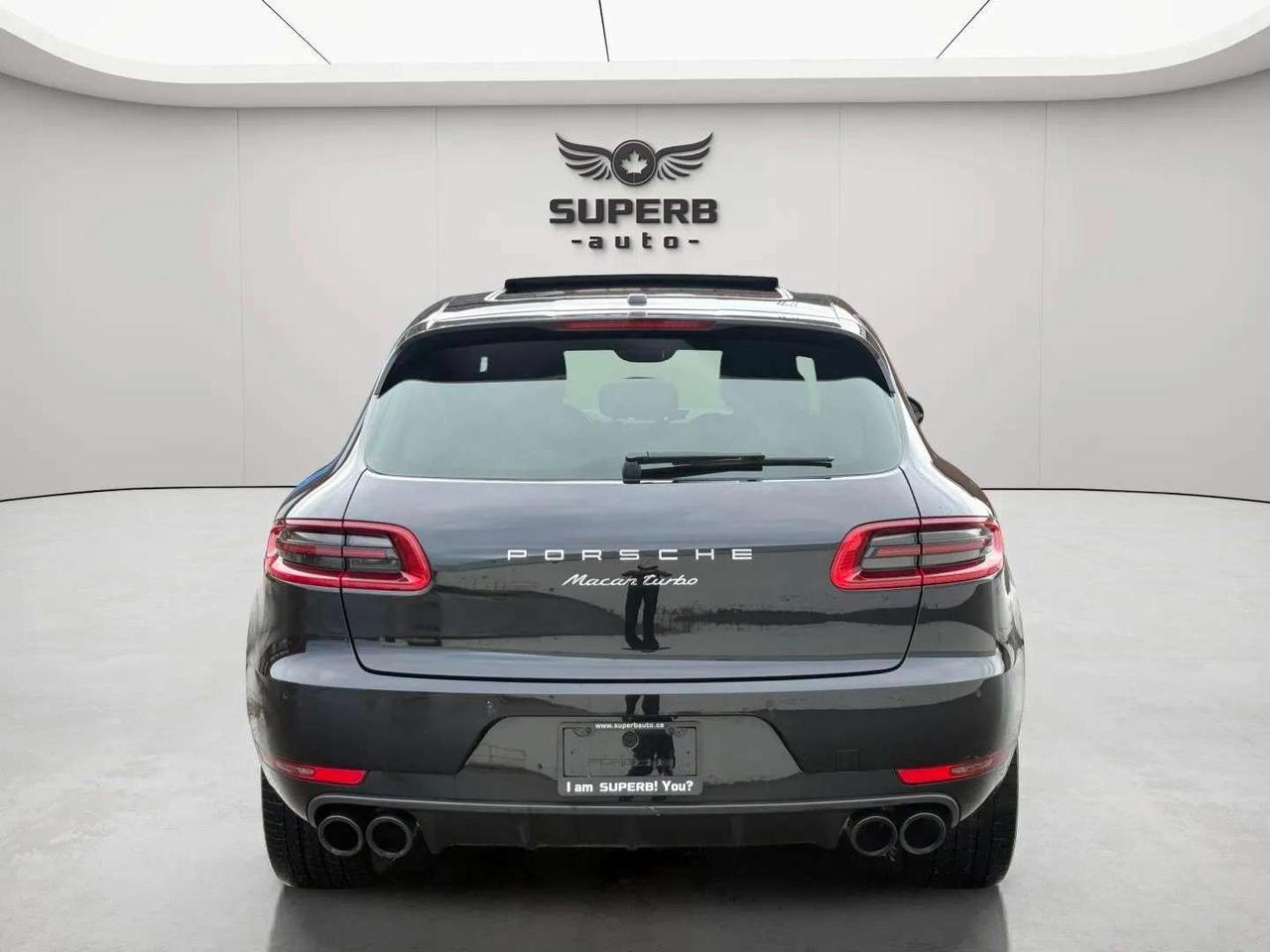 2015 Porsche Macan TURBO   NO ACCIDENT   BOSE SOUND   RED INTERIOR   VENTILATED F SEATS Photo