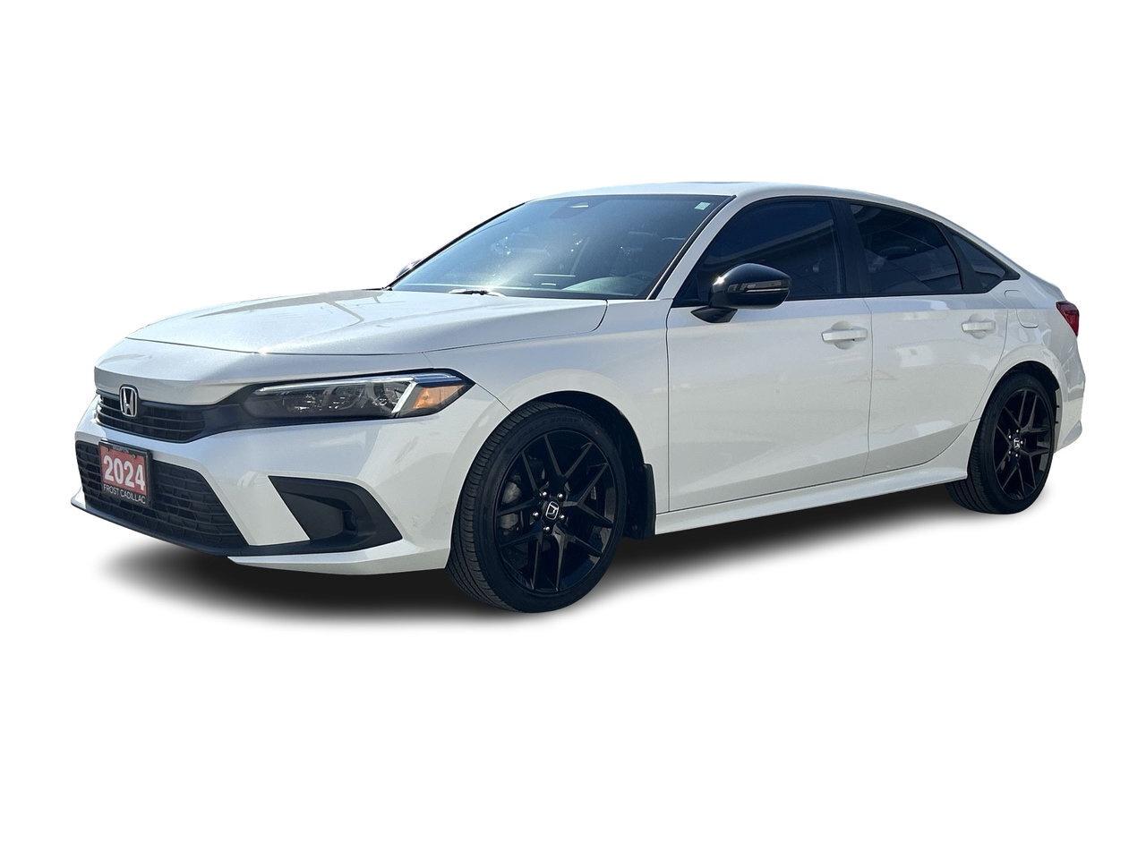 2024 Honda Civic Sedan Sport Low KMs Off-Lease Sunroof Blind-Spot Adaptiv Photo