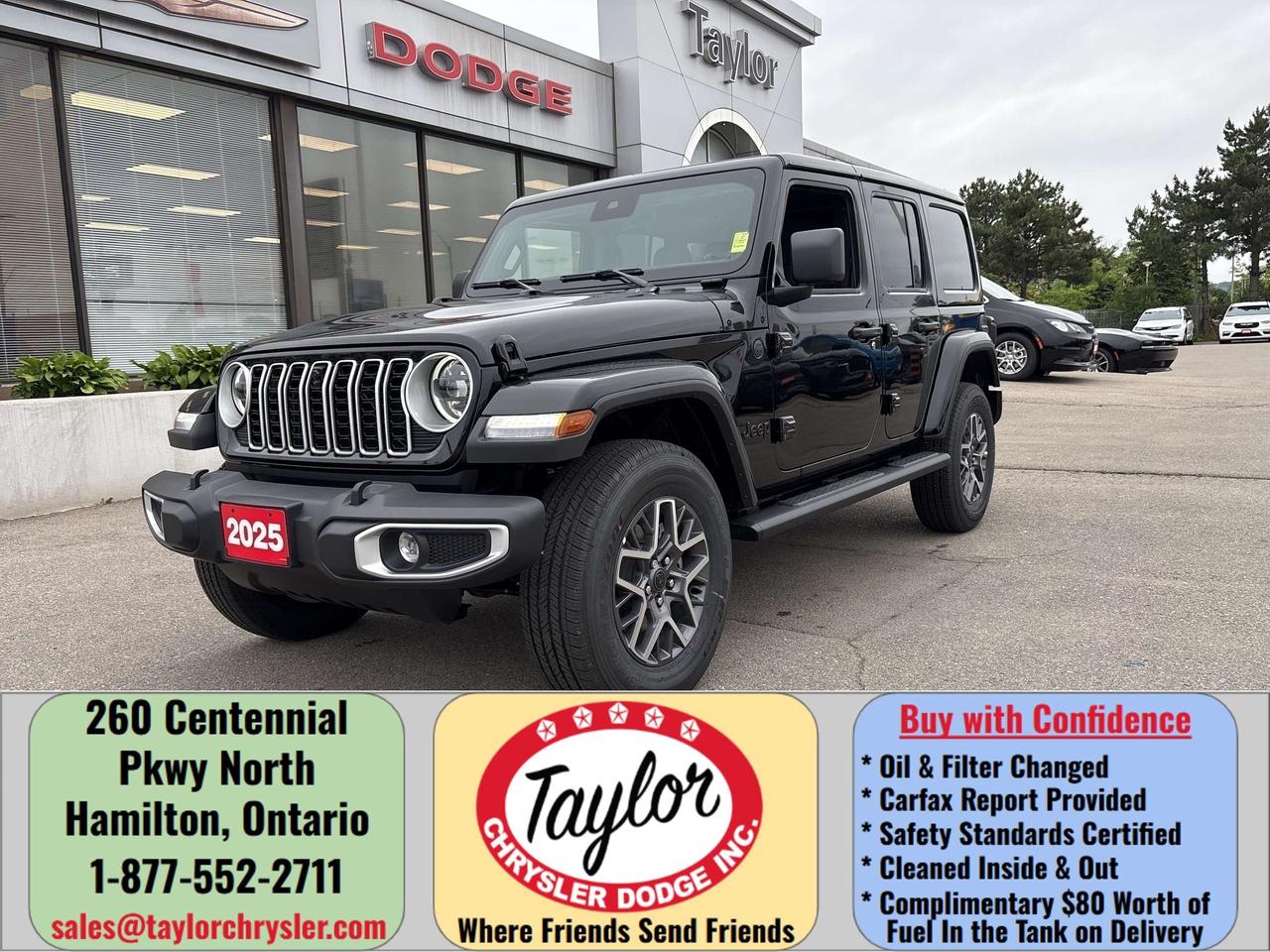 2025 Jeep Wrangler Sahara V6 *TECH & SAFETY PACK *SIDE STEPS *HARDTOP Photo