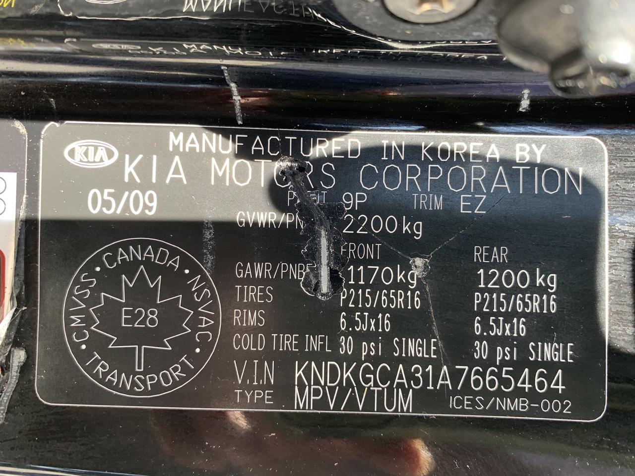 2010 Kia Sportage AWD 4dr V6 Auto LX-Luxury Pkg  !! FULLY CERTIFIED Photo