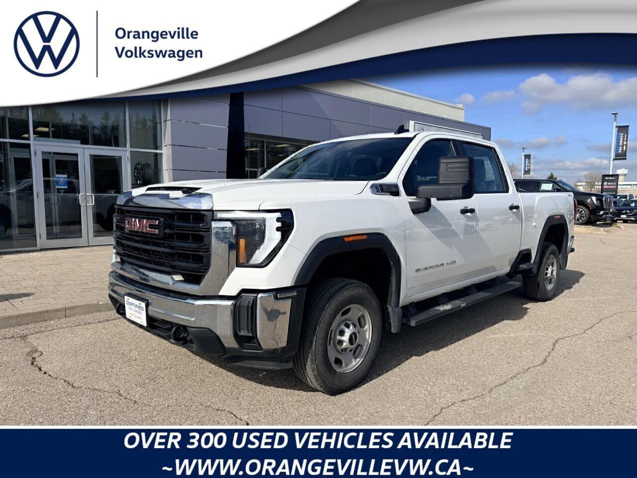 2024 GMC SIERRA 2500HD ProPRO, 6.6L V8, 4X4, STEELS, CLOTH, 1-OWNER. CERT Photo