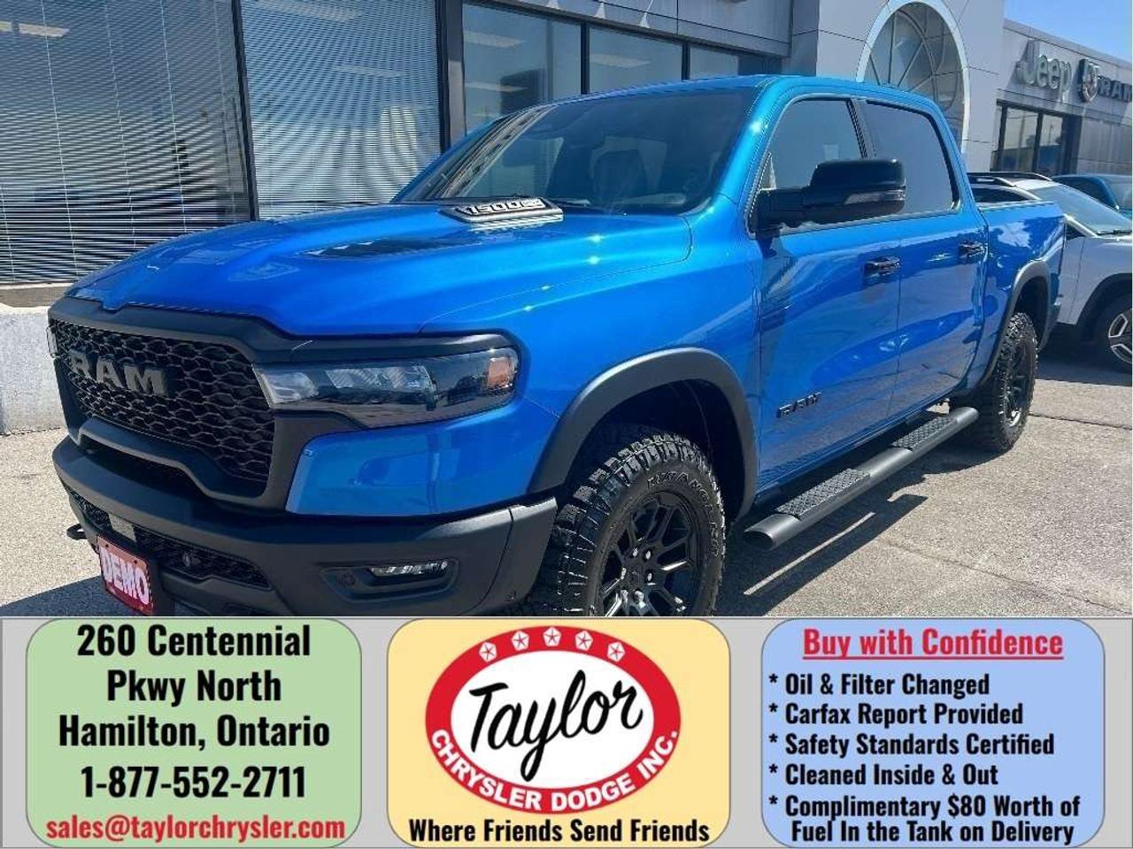 2025 RAM 1500 Rebel Crew 4X4 I-6 TT *LEVEL 2 *SUN *LTHR *NAVI Photo