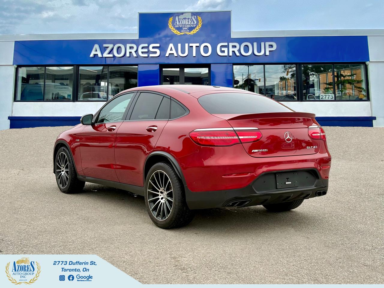 2019 Mercedes-Benz GLC GLC43 AMG Coupe Loaded CleanCarfax LowKM Certified Photo2