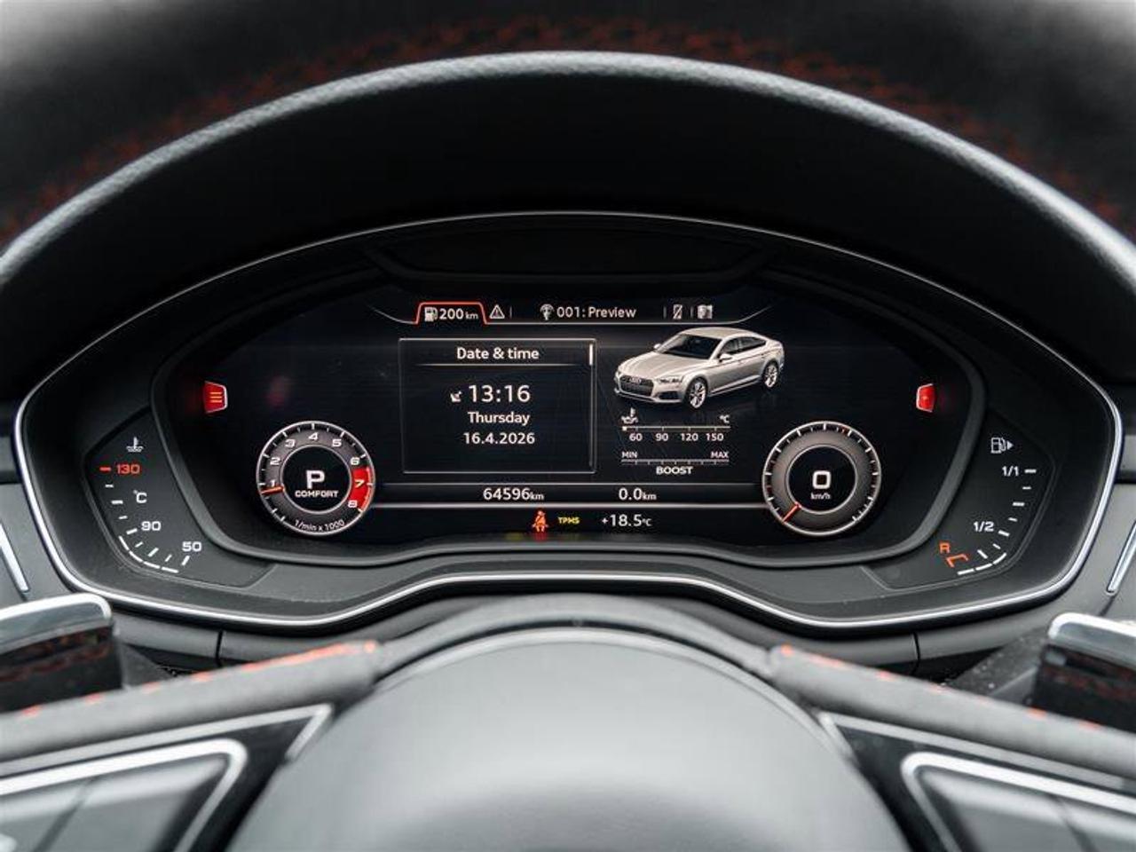 2019 Audi RS 5 Sportback 2.9 TFSI quattro RS Carbon Inlays Head-up Display Photo