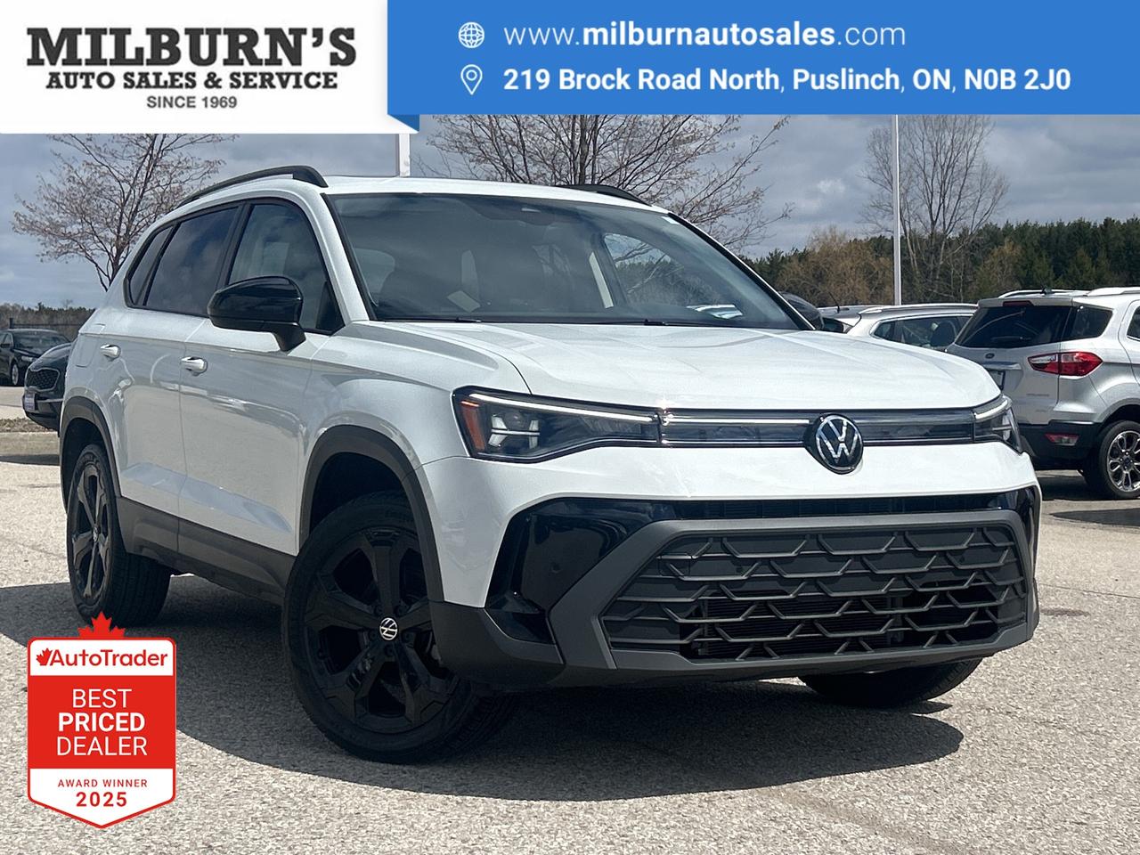 2025 Volkswagen Taos Comfortline Black Edition 4MOTION   Pano Roof Photo0