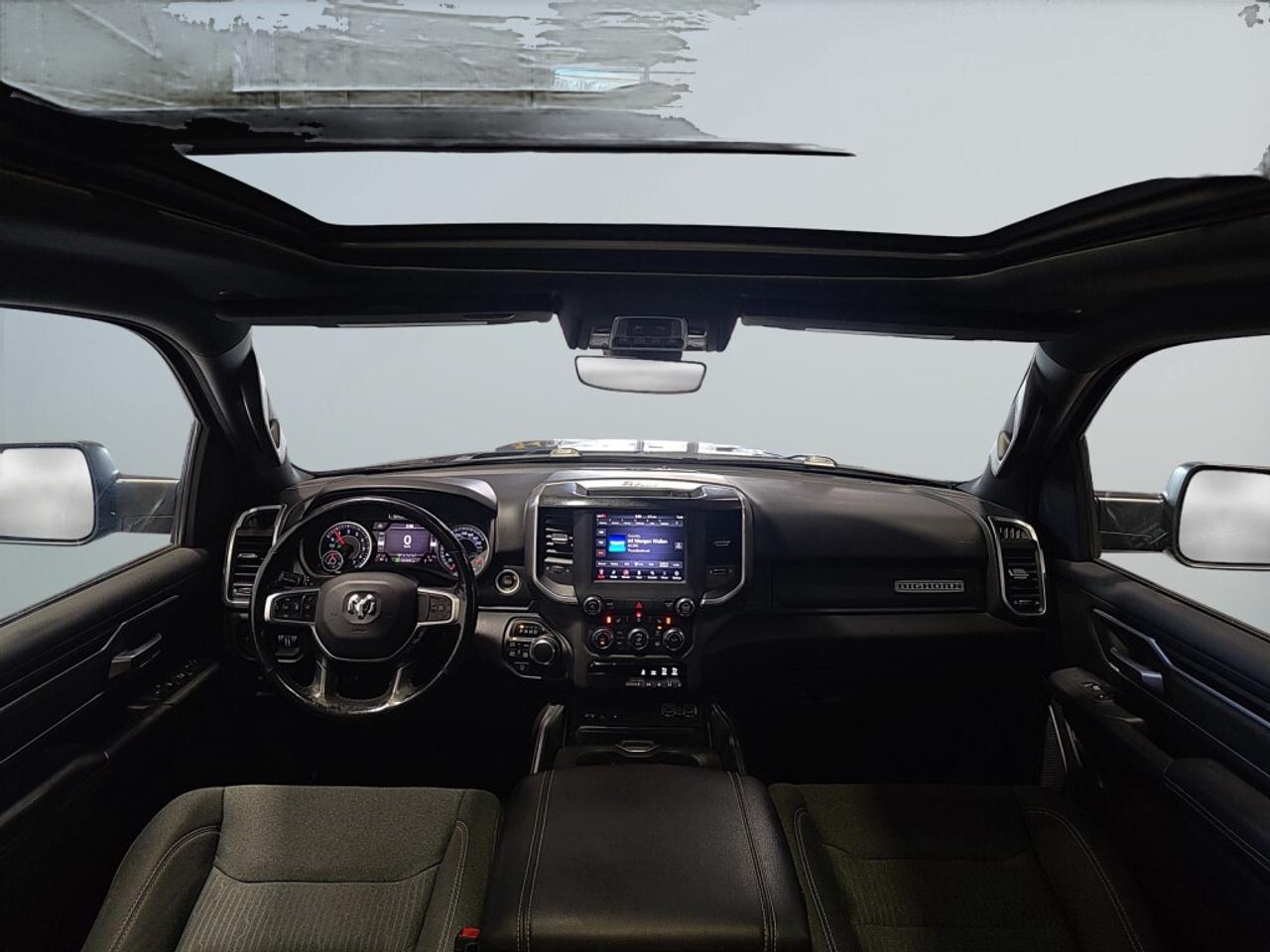2019 RAM 1500 Loaded Ram Big Horn   Pano Roof   Rambox   Running Photo