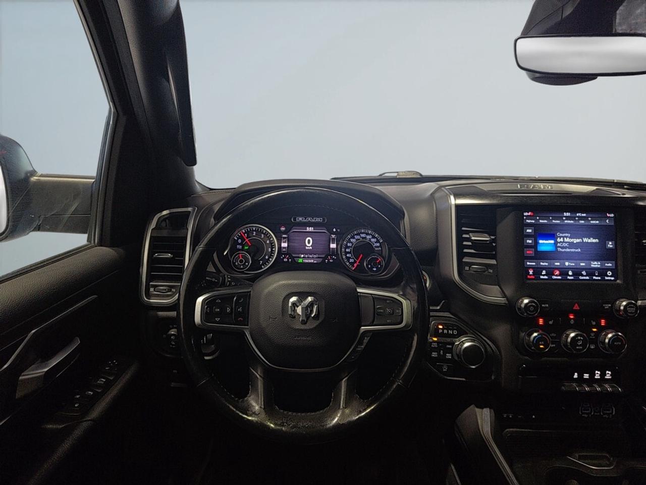 2019 RAM 1500 Loaded Ram Big Horn   Pano Roof   Rambox   Running Photo