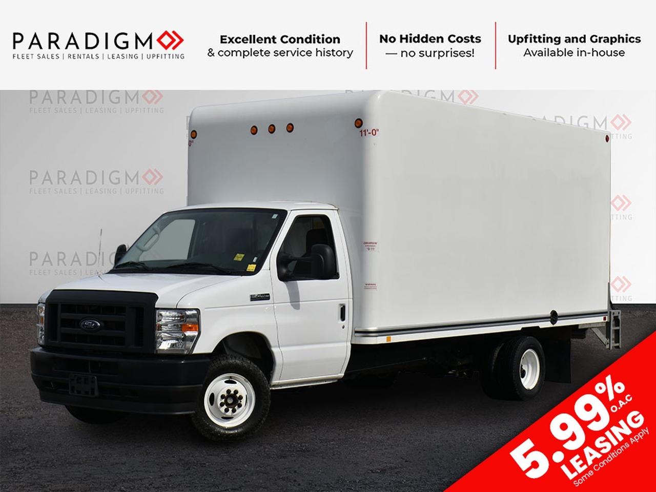 2024 Ford E-Series Cutaway 176" 16 ft Cube Box Standard Truck With Liftgate Photo