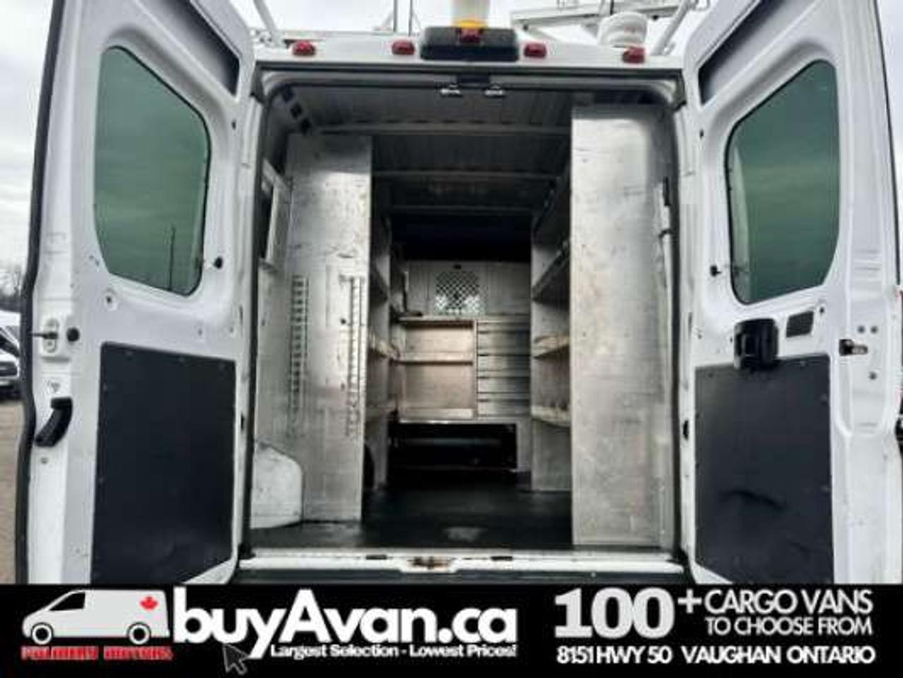 2017 RAM ProMaster 2500 136 WB HR + Racks shelves Divider *SAFETY INCLUDED* Photo