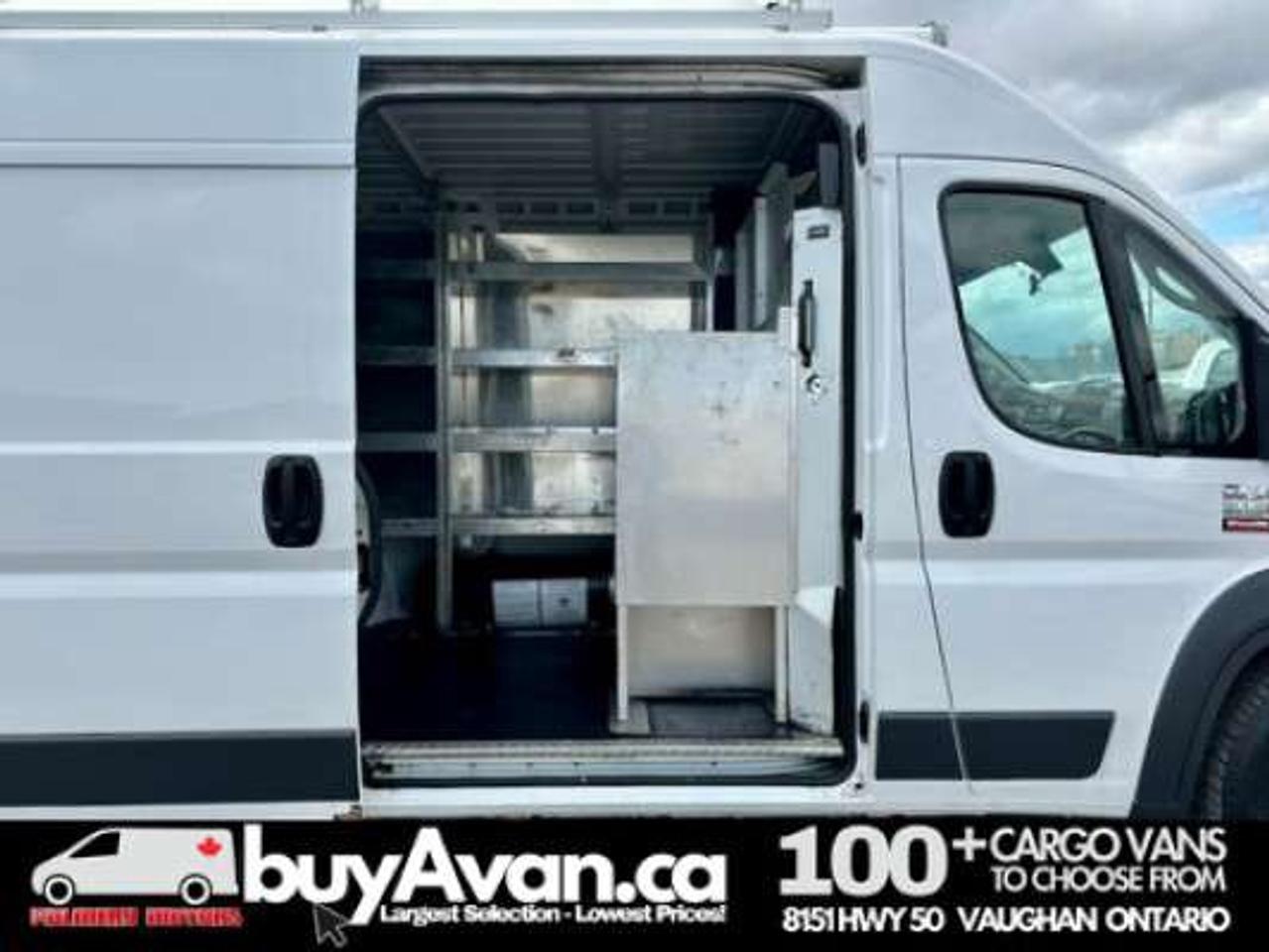2017 RAM ProMaster 2500 136 WB HR + Racks shelves Divider *SAFETY INCLUDED* Photo