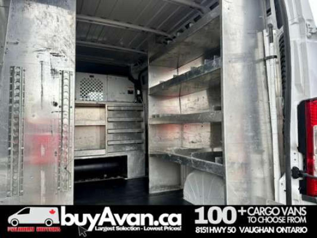2017 RAM ProMaster 2500 136 WB HR + Racks shelves Divider *SAFETY INCLUDED* Photo