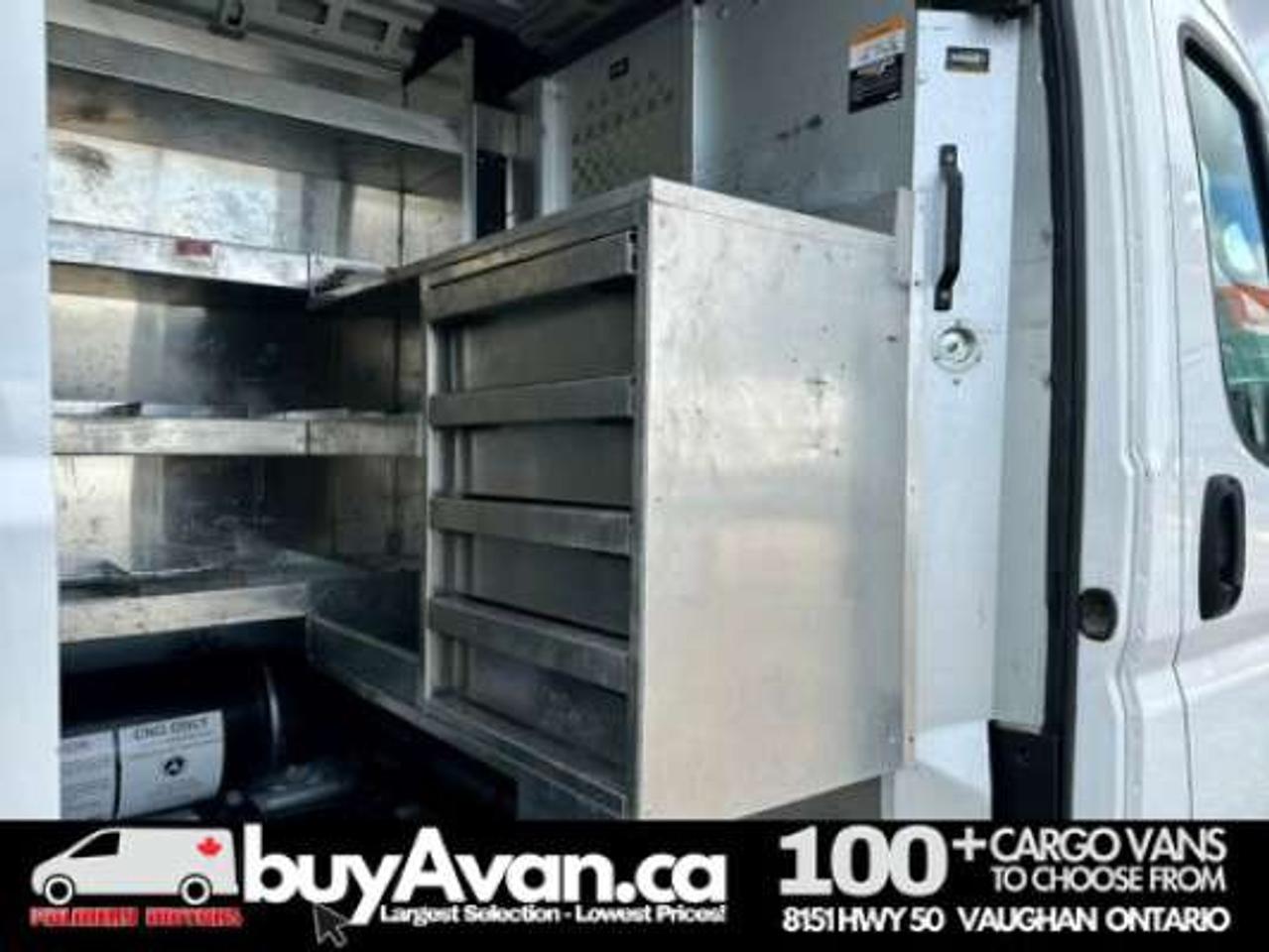 2017 RAM ProMaster 2500 136 WB HR + Racks shelves Divider *SAFETY INCLUDED* Photo