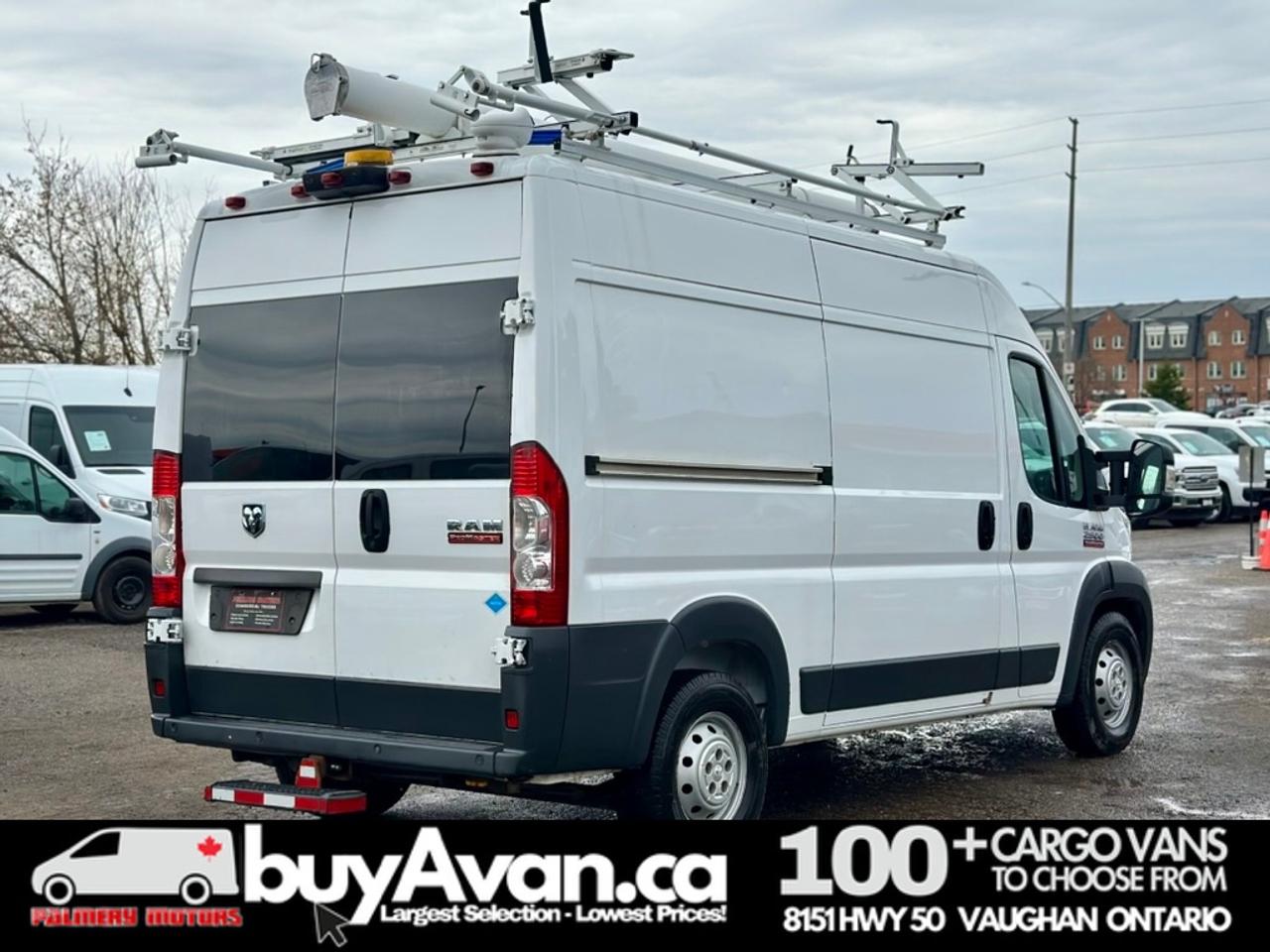 2017 RAM ProMaster Cargo Van Promaster 2500 136WB HR + Racks shelves Divider Photo