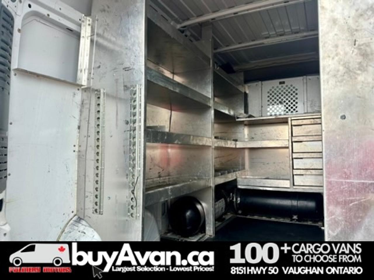 2017 RAM ProMaster Cargo Van Promaster 2500 136WB HR + Racks shelves Divider Photo