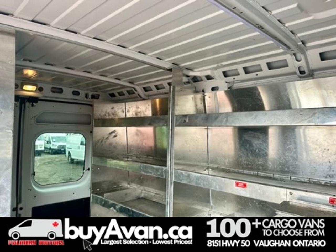 2017 RAM ProMaster Cargo Van Promaster 2500 136WB HR + Racks shelves Divider Photo